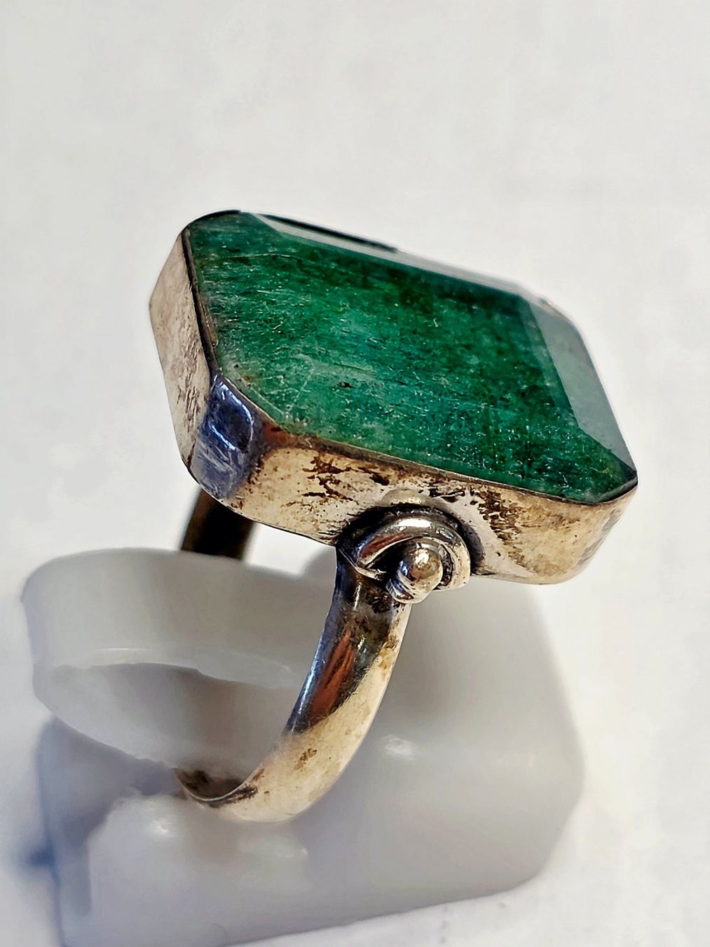 Ringe: Smaragd Fingerring Silber – Neu (gemäss Beschreibung) aus Zürich von Benedikt21 1