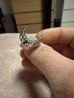 Ring Mondsichel 🌙 Silberfarben, Ethno Stil