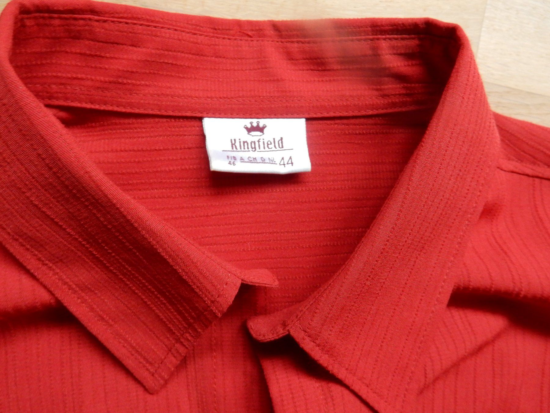Blusen: Bluse rot 3/4-arm Damenbluse 44 von Kingfisher – Gebraucht aus Jona von simongarden 2