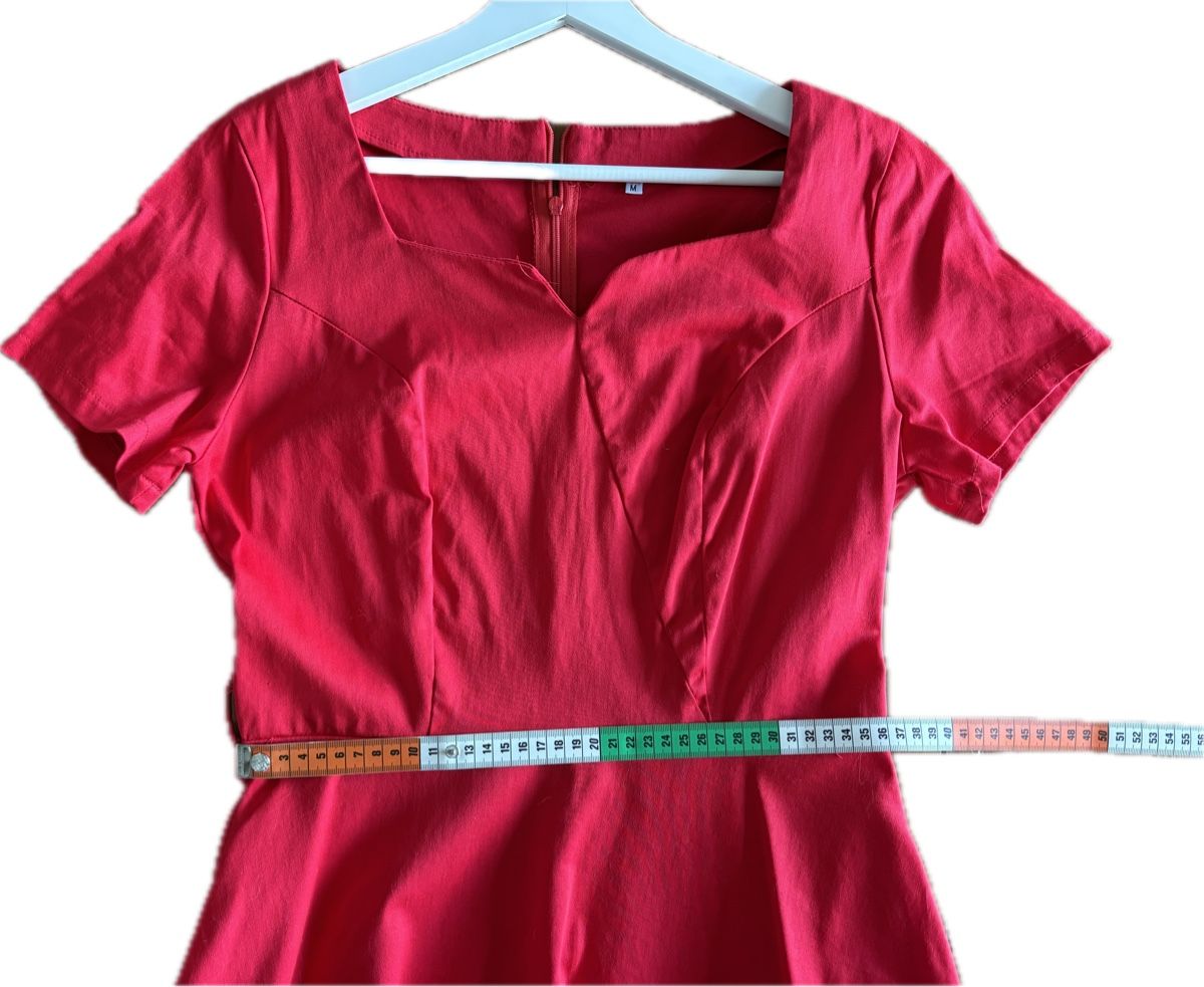 Vestiti: Robe rouge vintage taille M – Nuovo (secondo la descrizione) da Dotzigen venduto da SecondHandGems 3