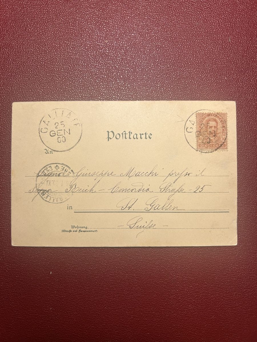 Cartoline postali: Lautersee gegen Wetterstein 1900 – Usato da Breganzona venduto da Milesbo 1