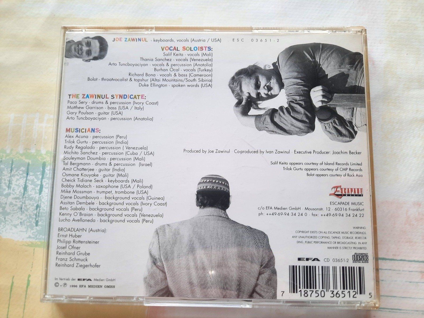 CD: CD Joe Zawinul - my people – Usato da Pully venduto da bro_n52j 1