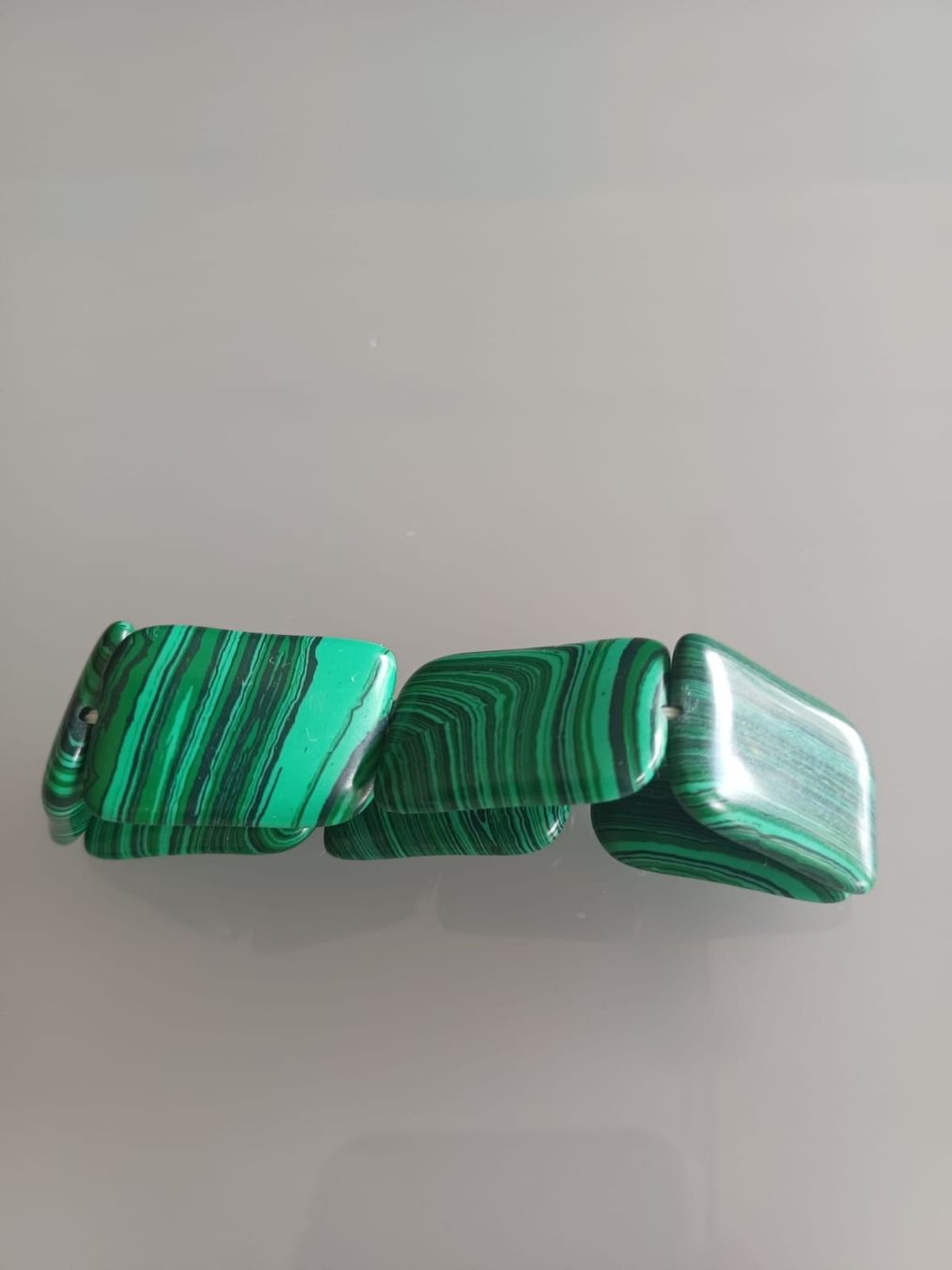 Armbänder & -reifen: Bracelet pierres de malachites – Neu (gemäss Beschreibung) aus Collonges von cam_72xf 1