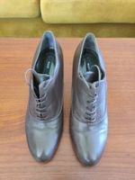 Elegante Bally Schnürschuhe Gr. 36 Leder Braun Absatz