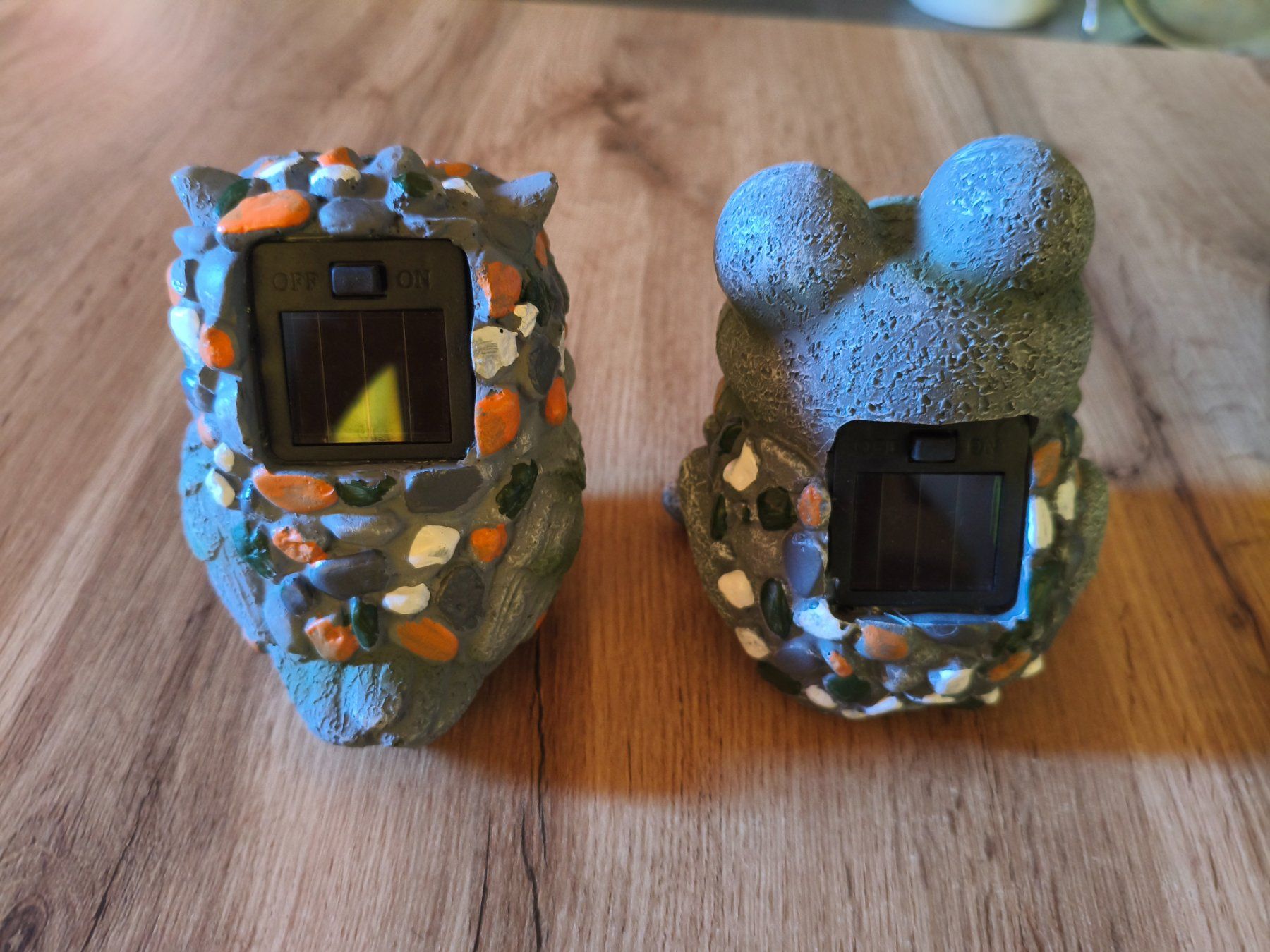 Lampade: LED Solar Tierleuchte Frosch Eule neu 2er Set – Nuovo (secondo la descrizione) da Hägglingen venduto da BigJim1 1