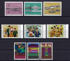 Lichtenstein 1980 gute und saubere Serien postfrisch