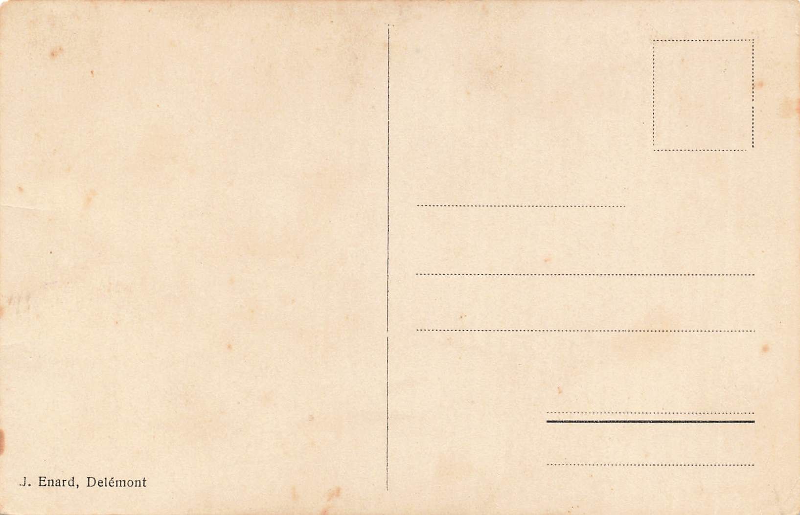 Cartoline postali: Delemont le château – Usato da Biasca venduto da Blenio71 1