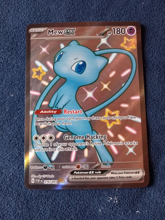 Shiny Mew EX Full Art (EN) Paldean Fates - PAF 216/091 | Kaufen auf Ricardo