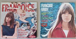 2 × Single Françoise Hardy  1964/66 franz. Chanson