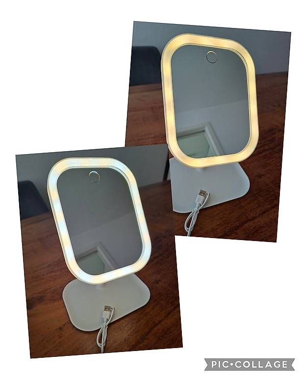 Specchi: 2x Schminkspiegel mit LED Leuchte – Nuovo (secondo la descrizione) da Bischofszell venduto da Edy-85 1