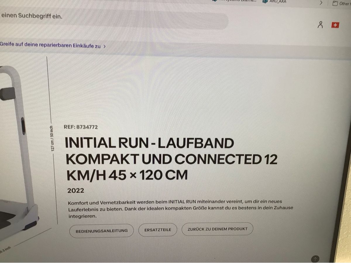 Decathlon Hometrainer: Laufband Domyos Initial Run – Usato da Steinhausen venduto da Luwa03 1