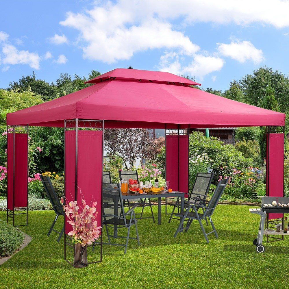Tende & Padiglioni: XXL Pavillon 3x4m Bordeaux – Nuovo e nell'imballaggio originale da Winterthur venduto da aredo 8