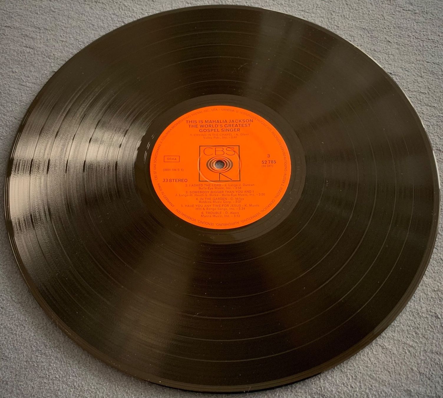 Schallplatten: Mahalia Jackson – Gebraucht aus Spiez von martin-7973 5