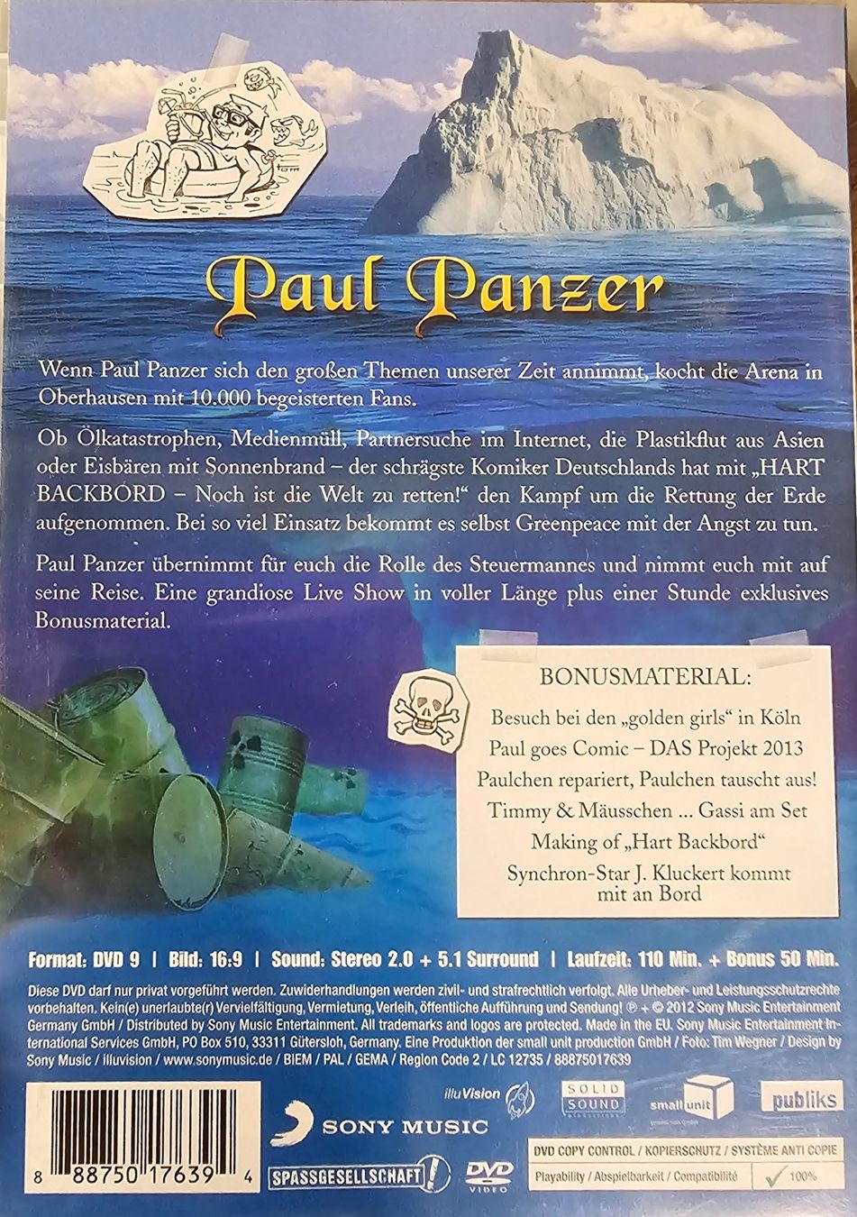 Tutti i DVDs: Paul Panzer - Hart Backbord – Usato da Wahlen b. Laufen venduto da Cg10 1