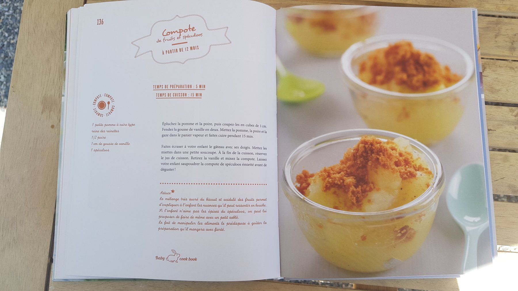 Bücher: Baby Cook - 100 purées soupes & compotes – Gebraucht aus Fully von Minouchka 6