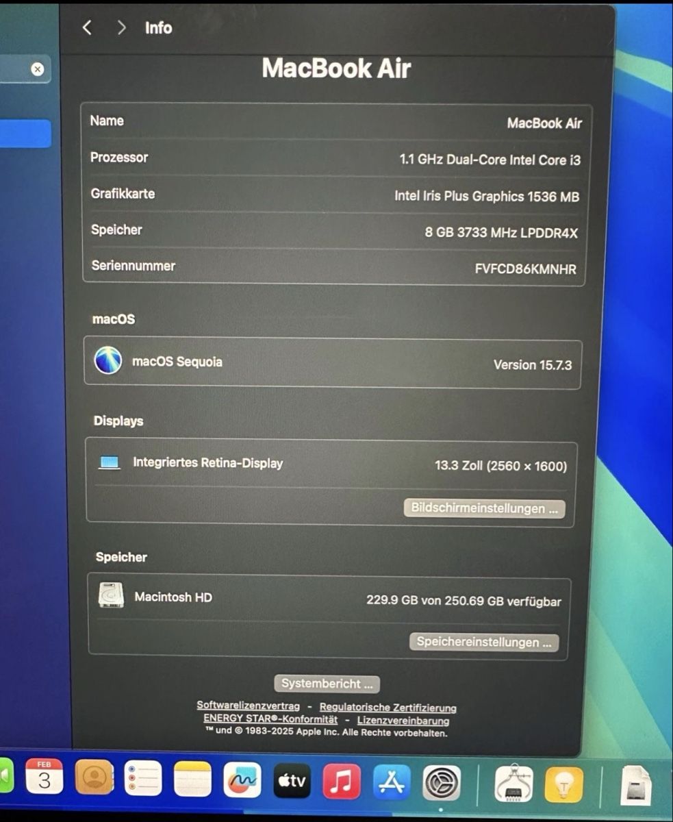 Apple Notebook: Mac Book Air 2020 – Usato da Arbon venduto da Sed_9bj9 4