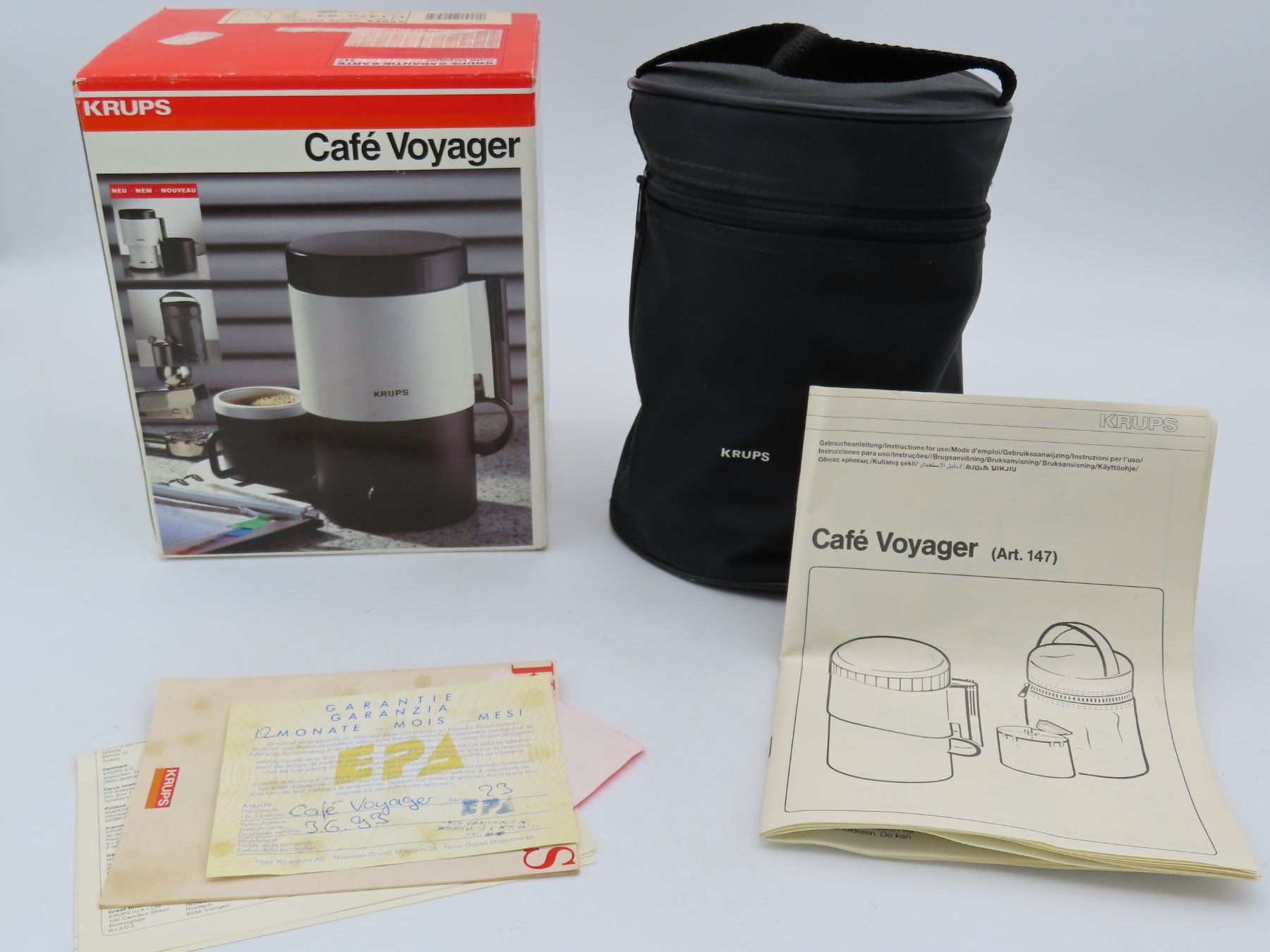 Krups Machines à café & Machines à expresso: KRUPS Café Voyager – D'occasion à Reinach BL par WBZ-Flohmarkt