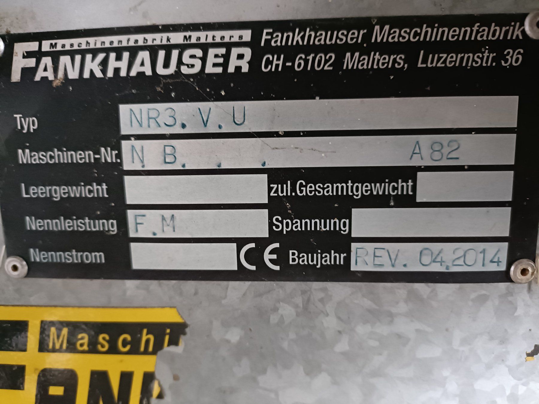 Fankhauser Alle Maschinen: Schaufelrührwerk Fankhauser – Gebraucht aus Rothenburg von pas_cg9q 2