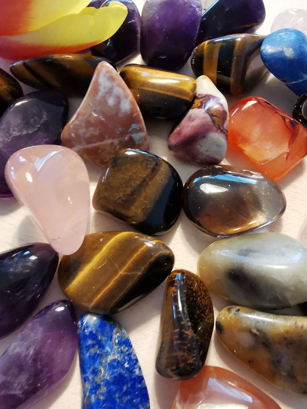 Pietre preziose: 40Stk.Schmucksteine MIX ca. 3cm gross – Nuovo e nell'imballaggio originale da Dierikon venduto da Buntspecht-10 5