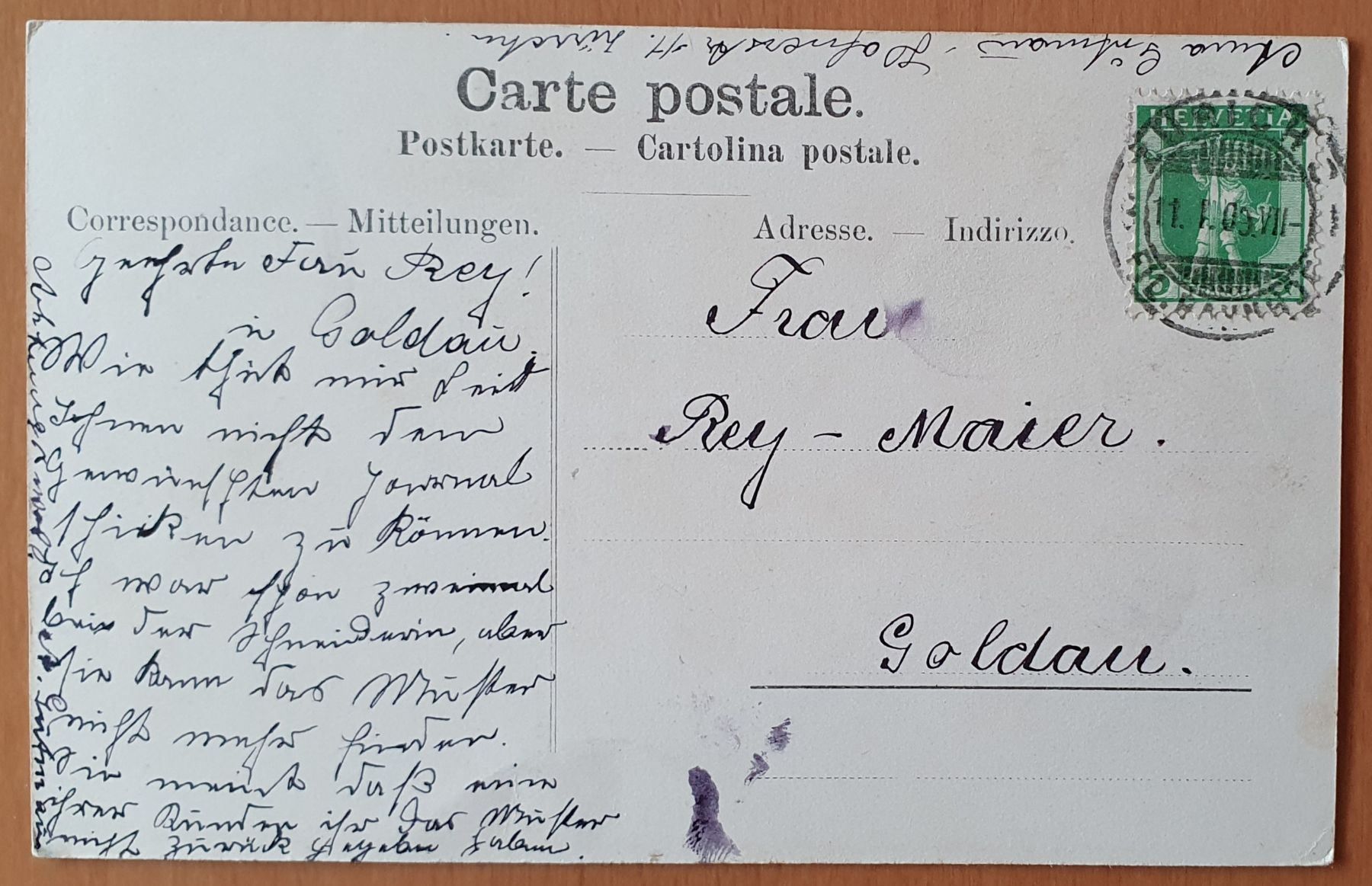 Cartoline postali: Gruss vom Wallensee – Usato da Kreuzlingen venduto da Rschweiz1 1