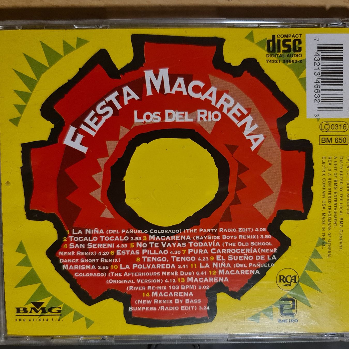 CD: CD Fiesta Macarena - Los del Rio – Usato da Dintikon venduto da Vexi 1