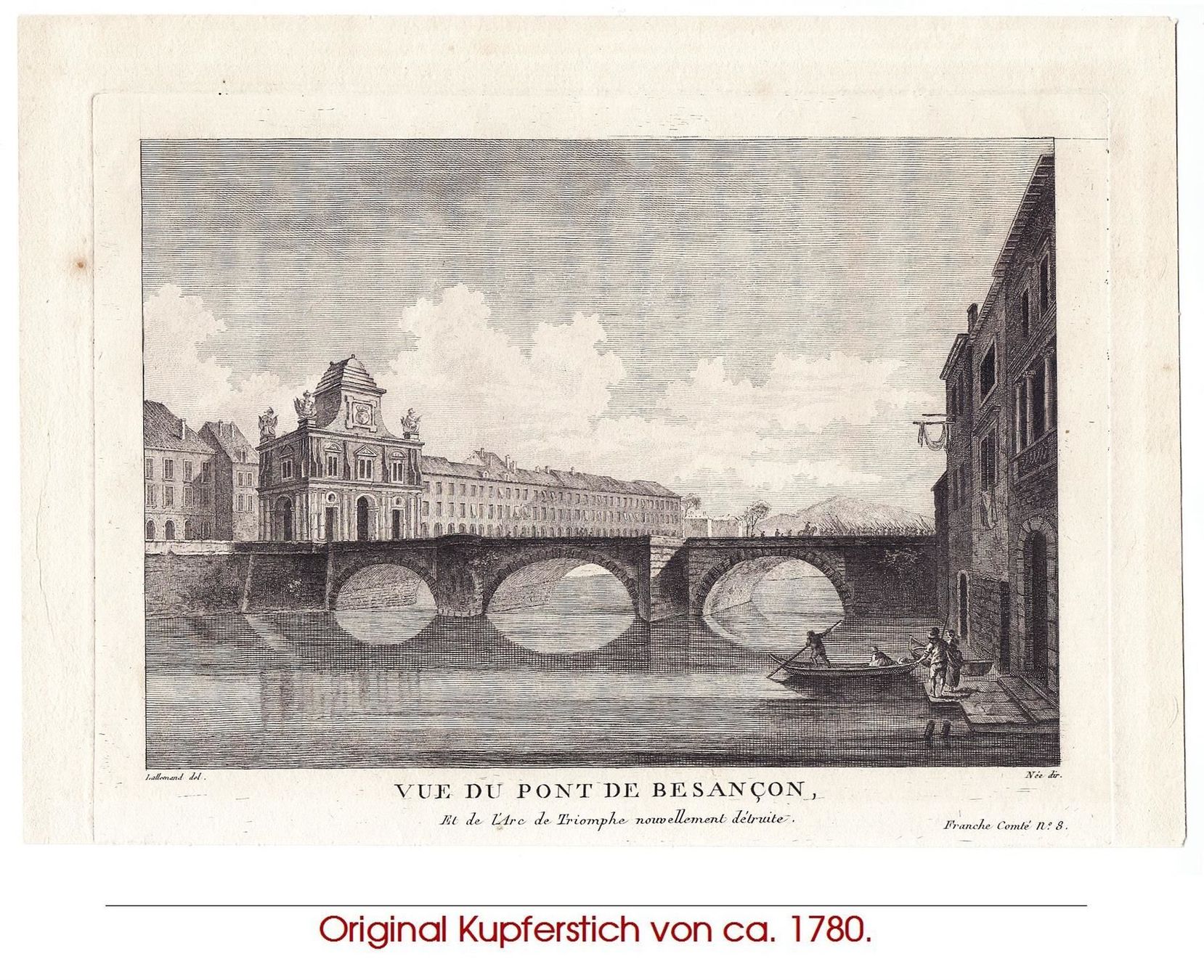 Incisioni: Original Kupferstich von ca. 1780. – Usato da Flamatt venduto da samowarow