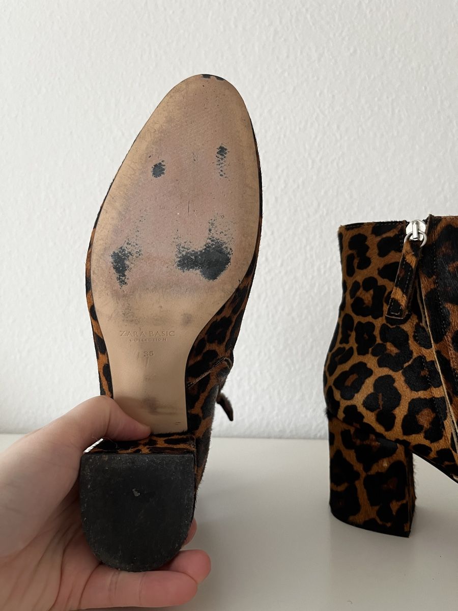 Zara Scarpe da donna: Zara Leopard Print Ankle Boots Gr. 38 – Usato da Olten venduto da hahnice99 7