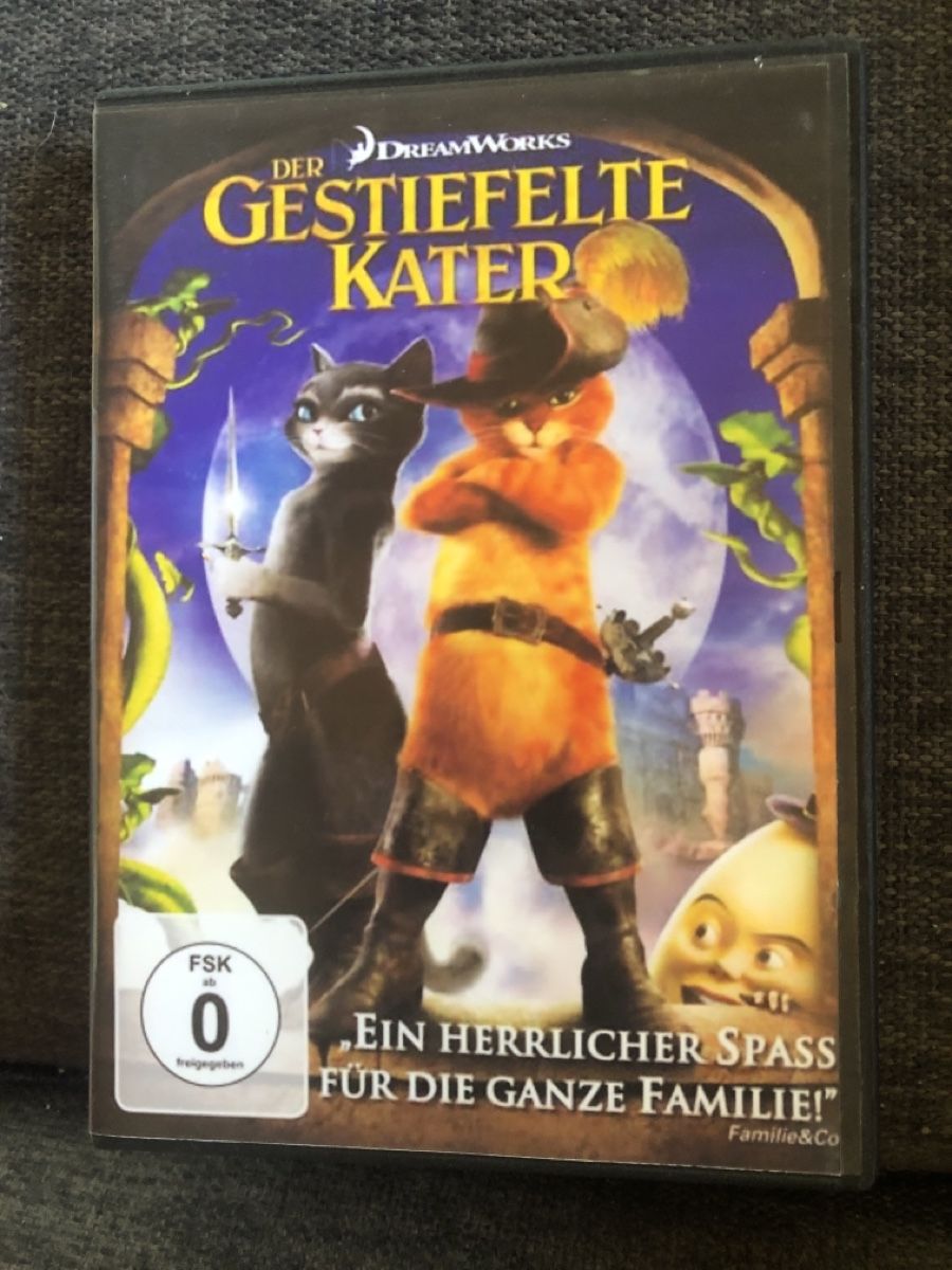 Tutti i DVDs: DVD, DER GESTIEFELTE KATER – Usato da Balsthal venduto da Katzenfan99
