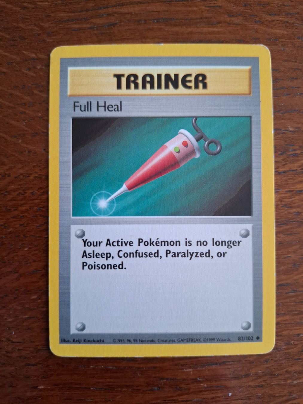 Pokémon Carte collezionabili: Pokemon Full Heal Base Set 82/102 – Usato da Giornico venduto da ale_lc8k