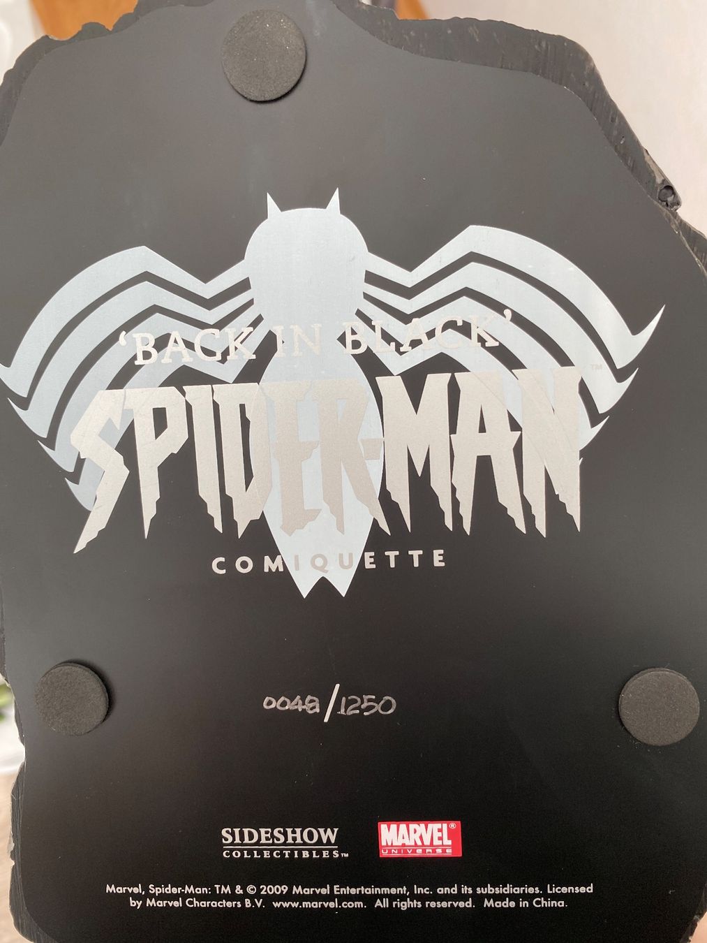 Marvel Statuette: Sideshow Marvel - Spider-Man - Back in Black Statue – Usato da Rotkreuz venduto da Mr.TeaLeaf 5