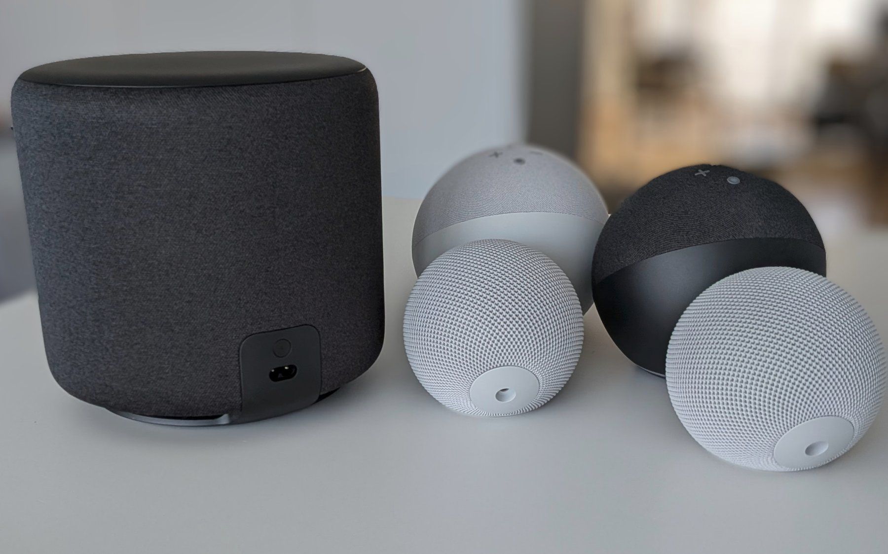 Amazon Casse acustiche: Alexa Lautsprecher 2 Echo, 2 Echo Dot Max und mit 1 Echo Sub – Usato da Wiesendangen venduto da MHGEN68