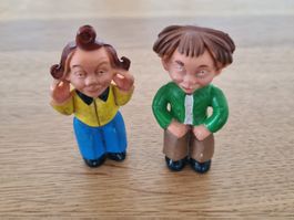 Vintage DDR Max und Moritz Sammelfiguren 1980er Jahre