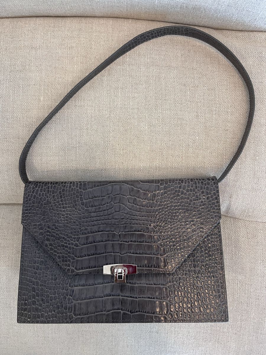 Taschen für Damen: Crocodile style leather Bag – Neu (gemäss Beschreibung) aus Goldau von Kseniya123 2