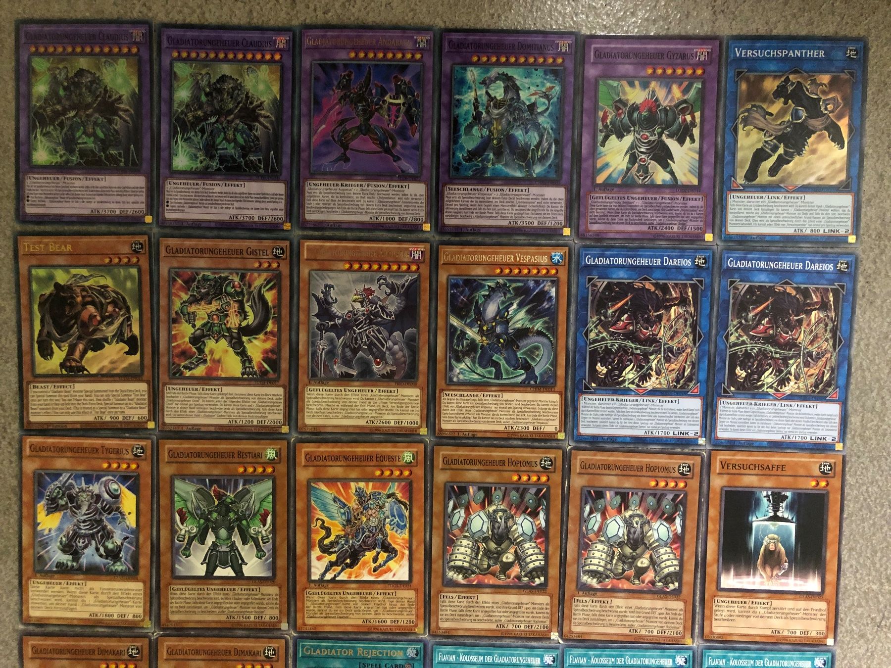 Yugioh Carte collezionabili: YuGiOh Gladiatorungeheuer Deck Set – Nuovo (secondo la descrizione) da Altstätten SG venduto da ChangeMaker 2