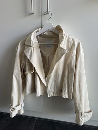 Trenchcoat Jacke Bershka beige XS