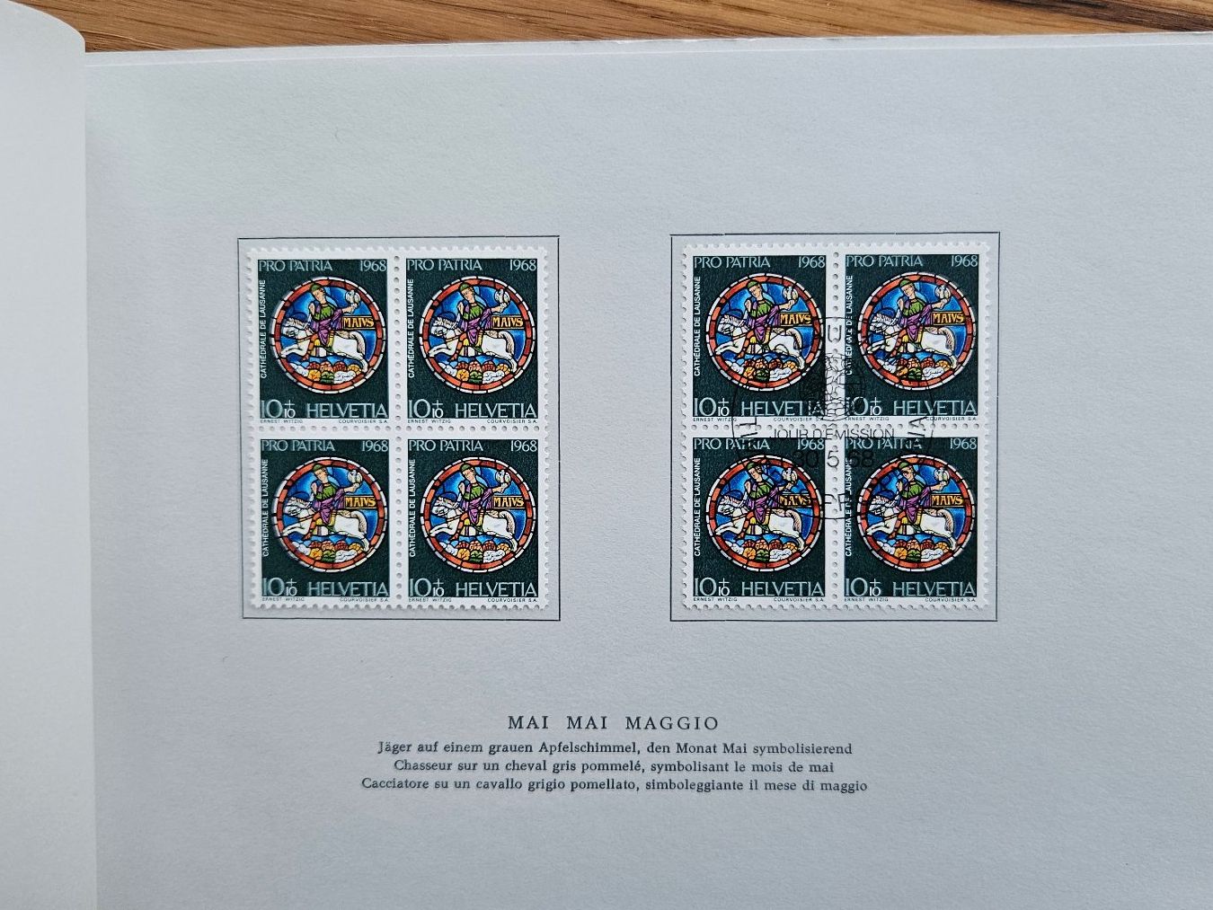 Alle Briefmarken: Geschenkheft Pro Patria 1968 RAR unter Postpreis – Neu (gemäss Beschreibung) aus Buttikon SZ von Marcelr 4