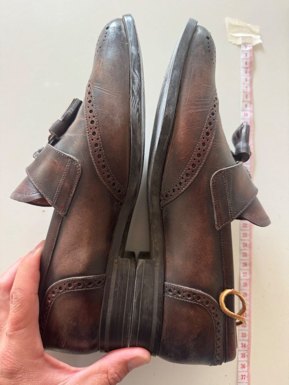 Bally Chaussures hommes: Original BALLY Herren-Tassel-Loafer aus Leder – Grösse 40 – D'occasion à Klingnau par Pfidico 2