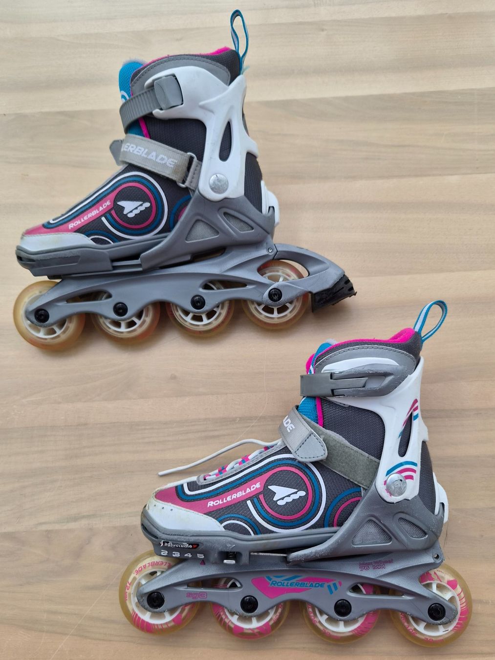 Pattini in linea & Pattini a rotelle: Rollerblade Inlineskates, verstellbar, Gr. 33-36.5 – Usato da Stüsslingen venduto da Nitche01