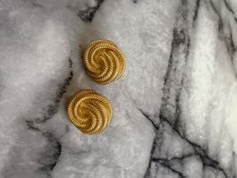 Vintage gold earrings