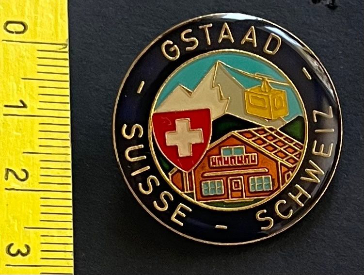 Swiss Placchette & Badge: GSTAAD, Schweiz/ Pin – Usato da Ostermundigen venduto da DaxKarten-75