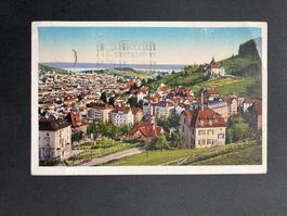 Schweiz 19?? AK (no.16) St.Gallen Stadtansicht mit Bodensee