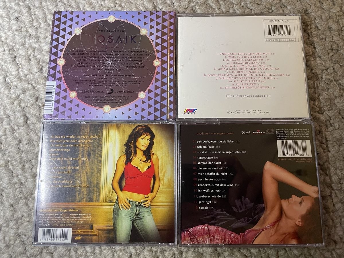 CD: 4x Andrea Berg  – Nuovo (secondo la descrizione) da Reinach AG venduto da trigger7811 2