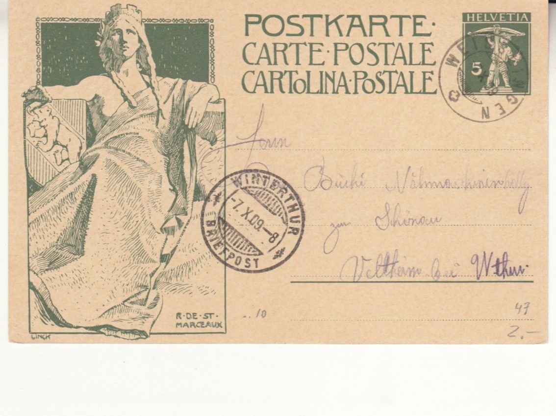Tutti i francobolli: SGK PK 049 mit ST Weisslingen – Usato da Bürglen TG venduto da StampGraf