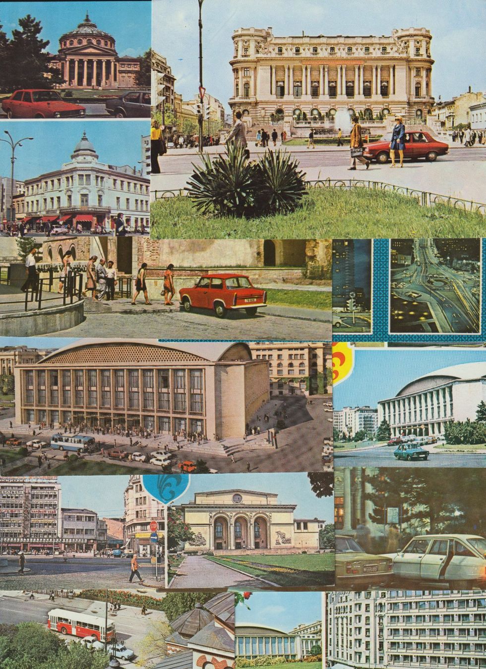 Cartoline postali: Sammlung 18 Ak Bukarest, Bucuresti, Romania, um 1990 – Usato da Bedigliora venduto da positano