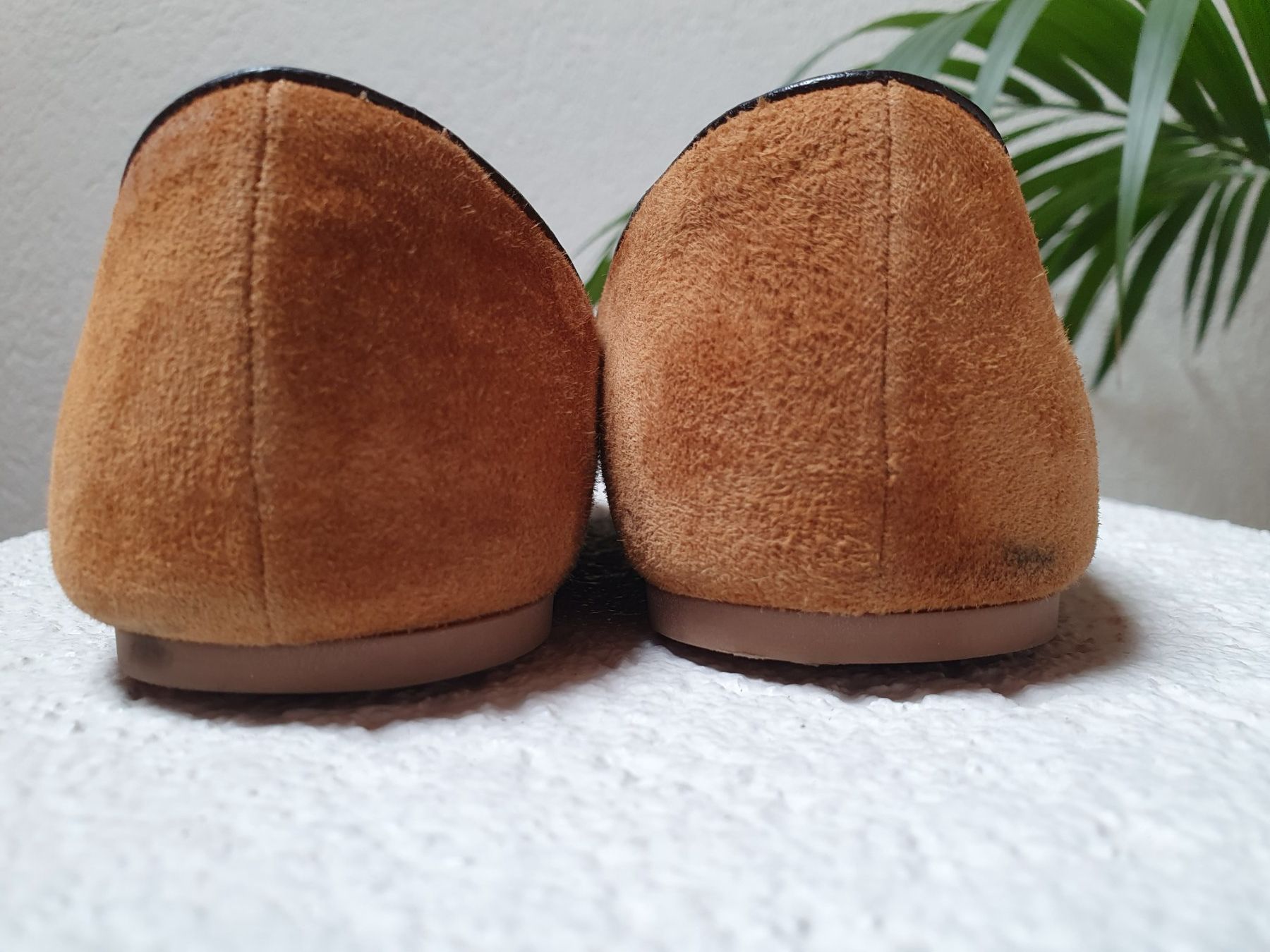 Scarpe da donna: Day Wildleder Loafer Gr. 37 cognacfarben – Usato da Teufen AR venduto da pischa 1