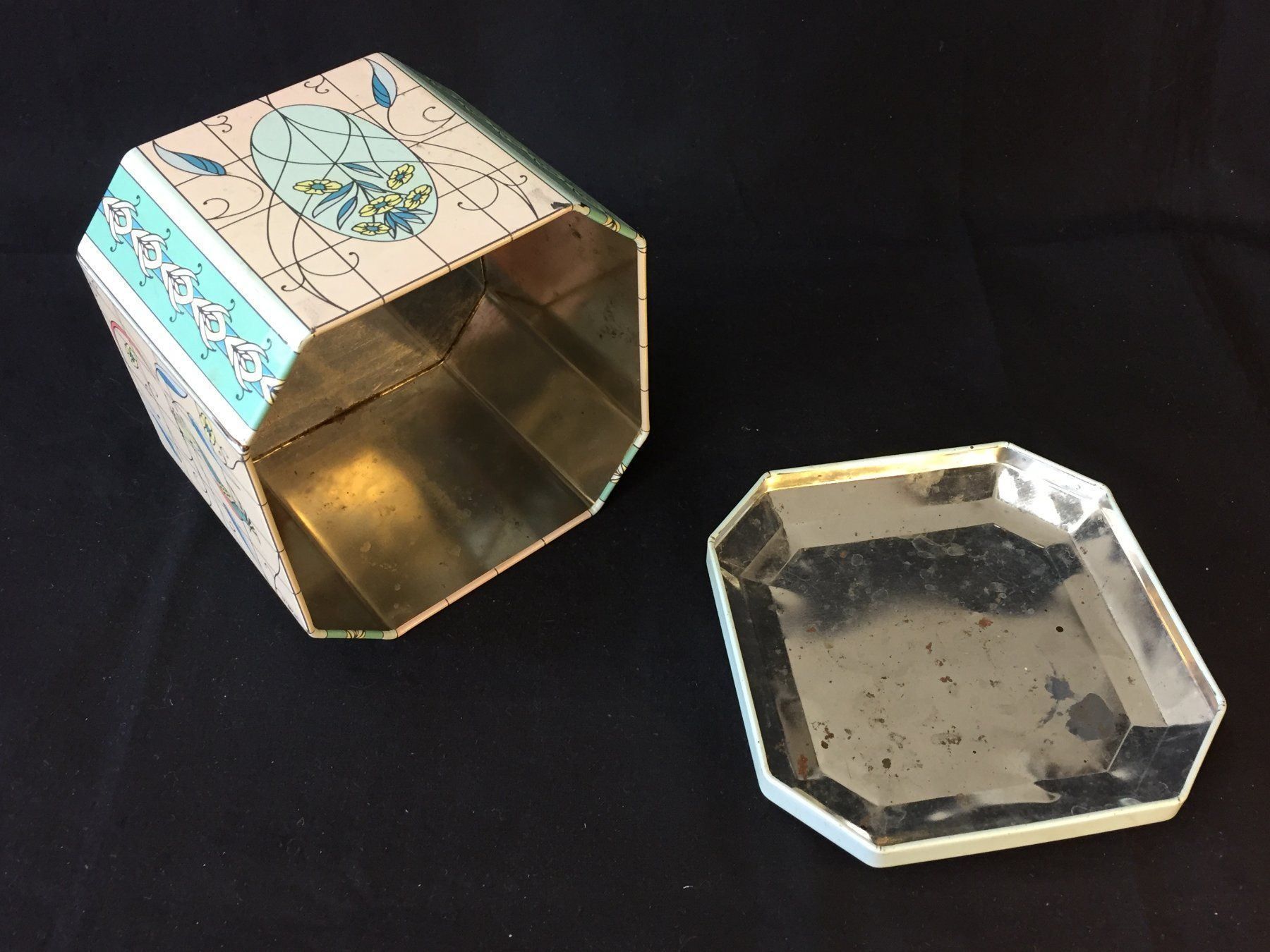 Zuckerdosen: Vintage Blech Deckeldose EDUSCHO – Gebraucht aus Schaffhausen von vintageworld 9