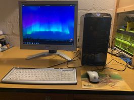 PC i7-4790, 20"-Monitor, Tastatur, Maus, Ubuntu 26.04