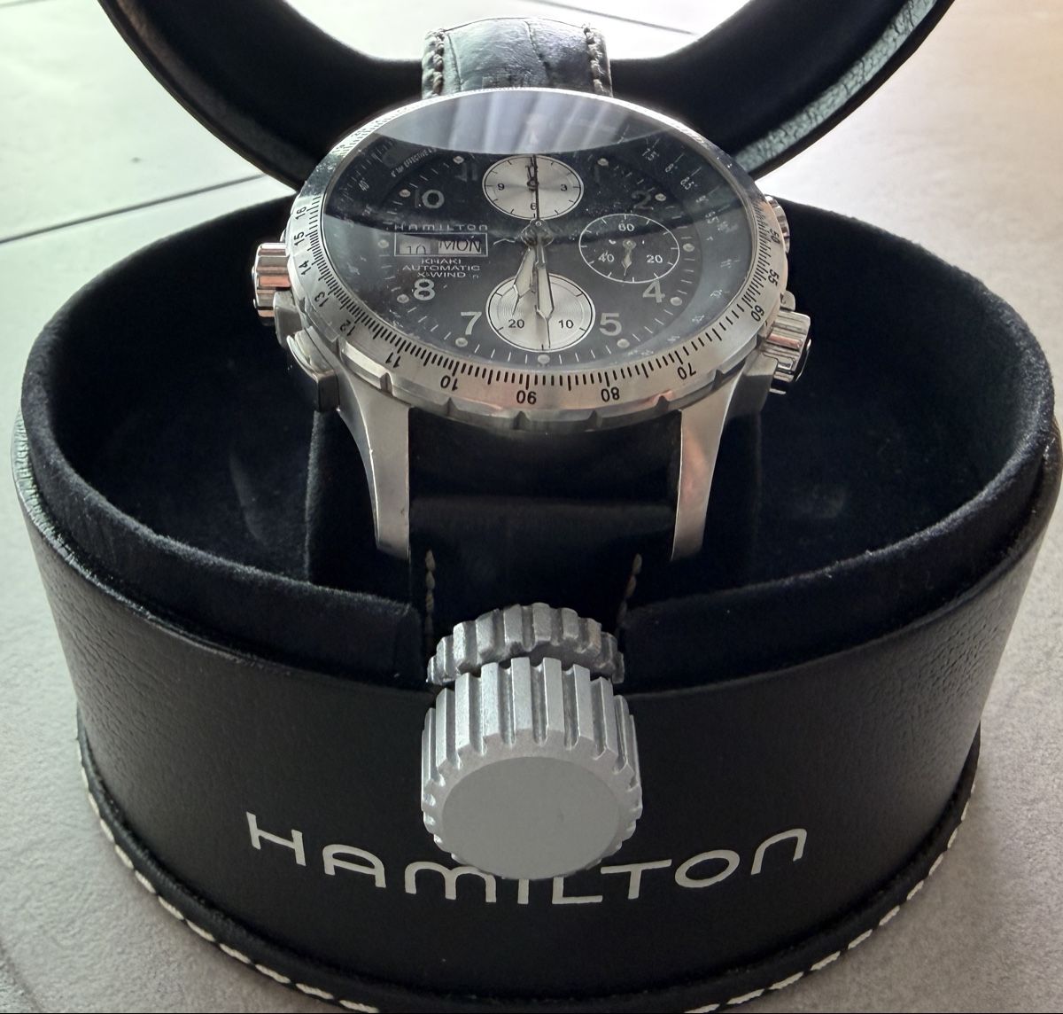 Hamilton Uhren: Hamilton Khaki Automatic X-Wind Chronograph gebraucht – Gebraucht aus Sennwald von robbo911 7