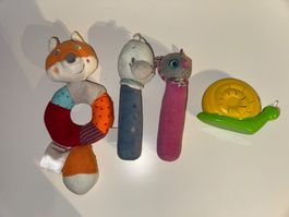 Diverse Kinderspielzeuge