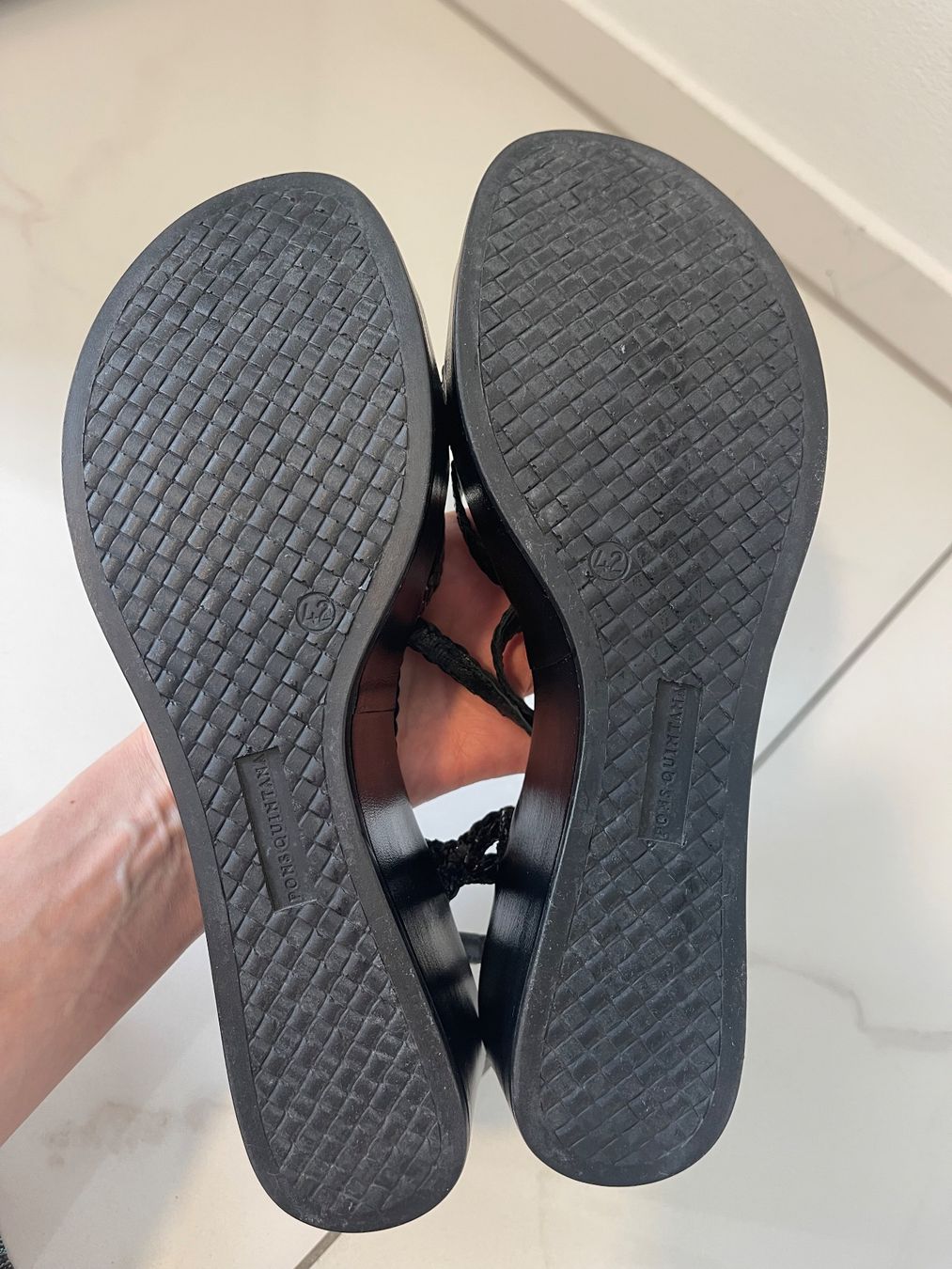 Scarpe da donna: Schwarze Plateau-Sandale in Grösse 42 – Usato da Zizers venduto da sarah_1987 4